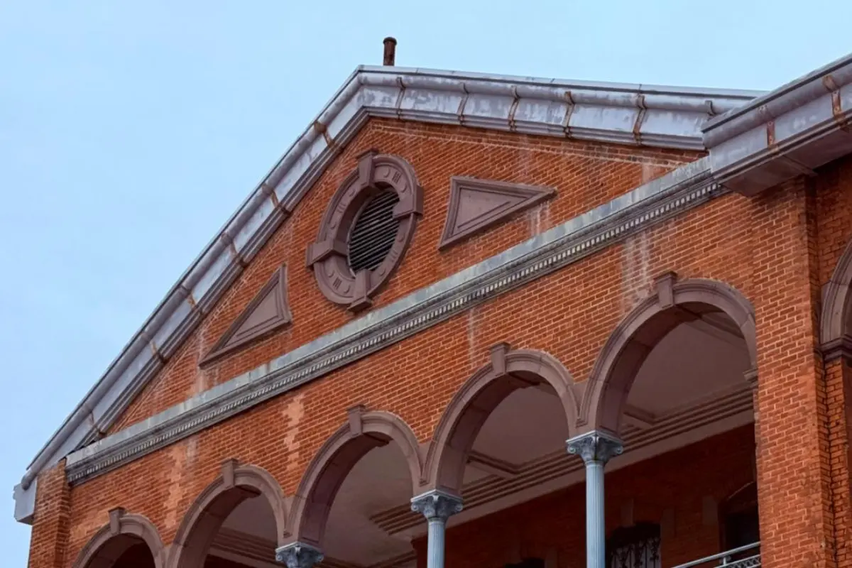 Fachada del edificio de la Exaduana de Tampico. Foto: Axel Hassel