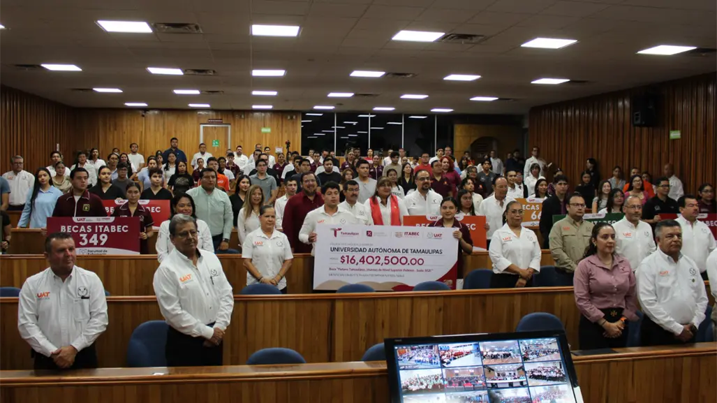 ITABEC invirtió 200 millones de pesos en becas durante 2025 y beneficia a 16 mil estudiantes con Futuro Tamaulipas