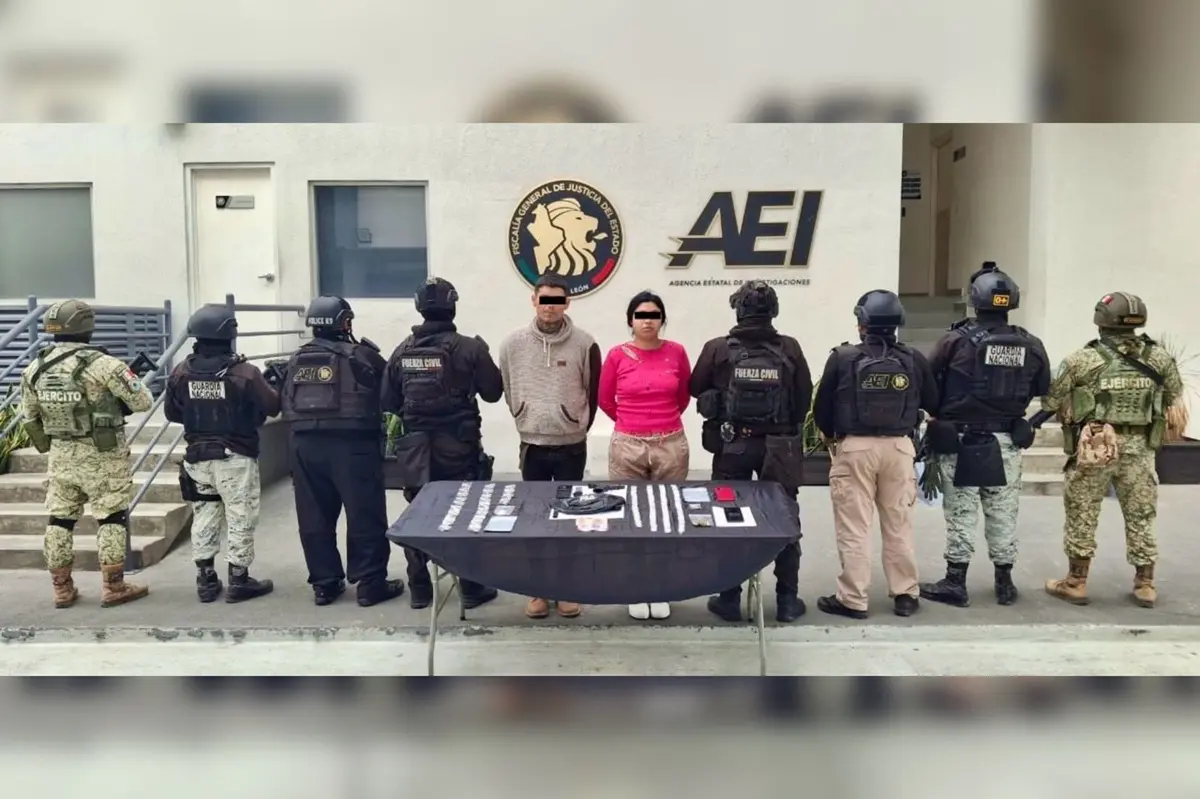 Un operativo del Grupo de Coordinación Metropolitana derivó en la detención de un hombre y una mujer. Foto: Fuerza Civil