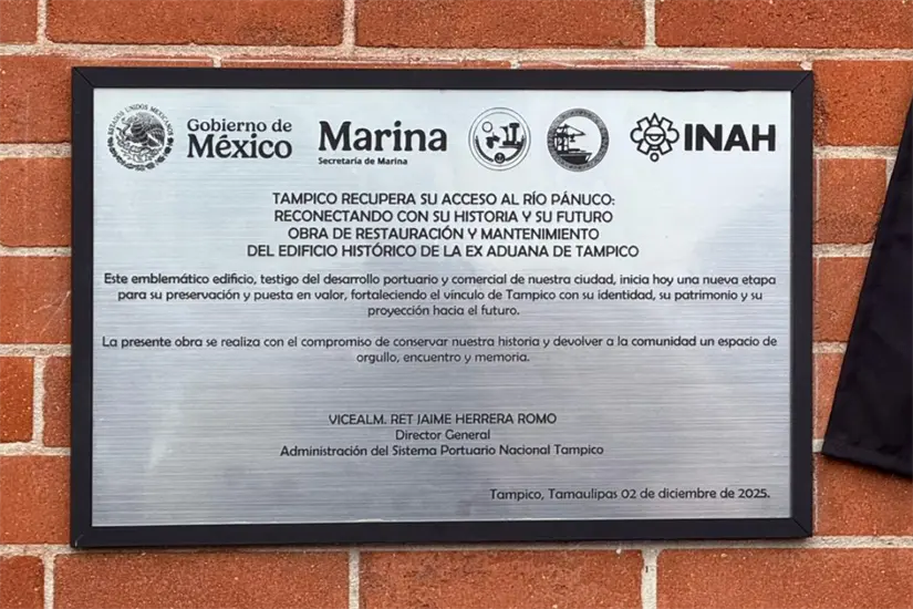 La reconversión de la exaduana de Tampico contempla la habilitación de lo que será el Museo Histórico Marítimo. Foto: Axel Hassel