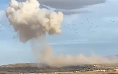 VIDEO | Explota polvorín cerca del poblado Contreras, Durango