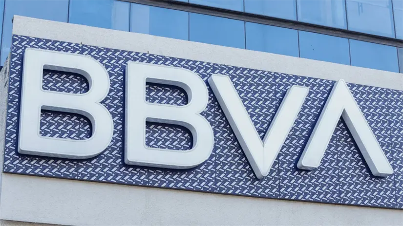 Fachada de la sucursal de BBVA afectada/Foto: Jafet Moz