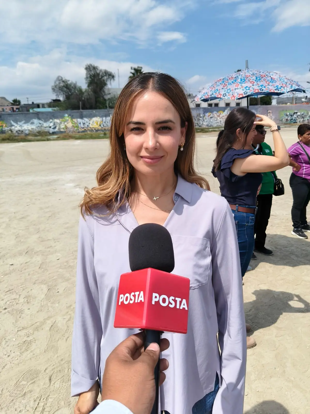 Gabriela Montemayor en entrevista con POSTA Coahuila / Foto: Marco Juárez 