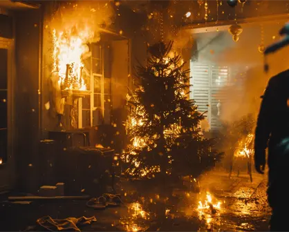 Los errores comunes que aumentan el riesgo de incendios del árbol de Navidad, según Protección Civil Yucatán