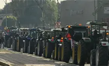 VIDEO | Caravana agrícola rodea San Lázaro en vísperas de la votación por la Ley General de Aguas