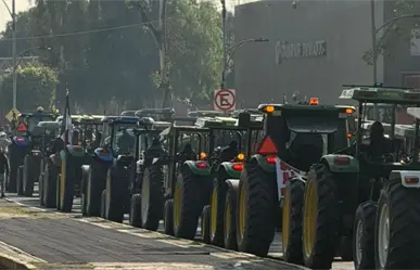 VIDEO | Caravana agrícola rodea San Lázaro en vísperas de la votación por la Ley General de Aguas