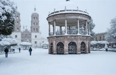 ¿Cómo se vería la ciudad de Durango en 2025 con una nevada intensa? Así lo muestra la IA