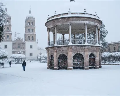 ¿Cómo se vería la ciudad de Durango en 2025 con una nevada intensa? Así lo muestra la IA