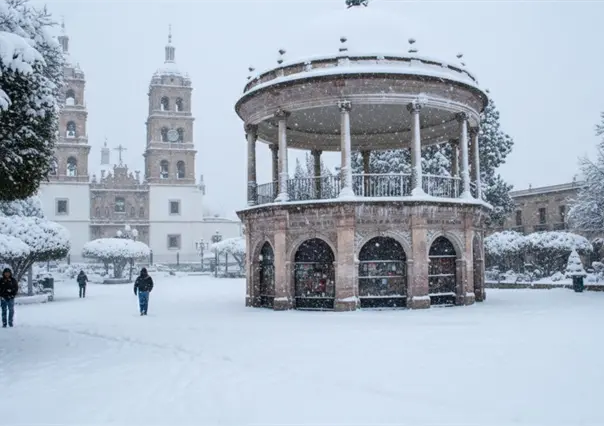 ¿Cómo se vería la ciudad de Durango en 2025 con una nevada intensa? Así lo muestra la IA