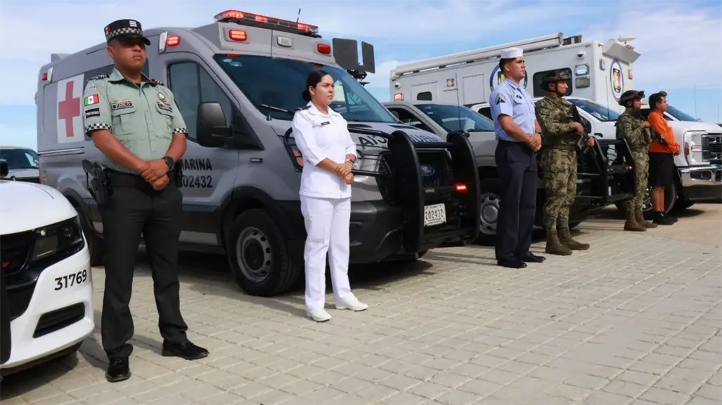 Operativo Guadalupe-Reyes 2025 inicia en BCS con mil 300 elementos y 250 unidades