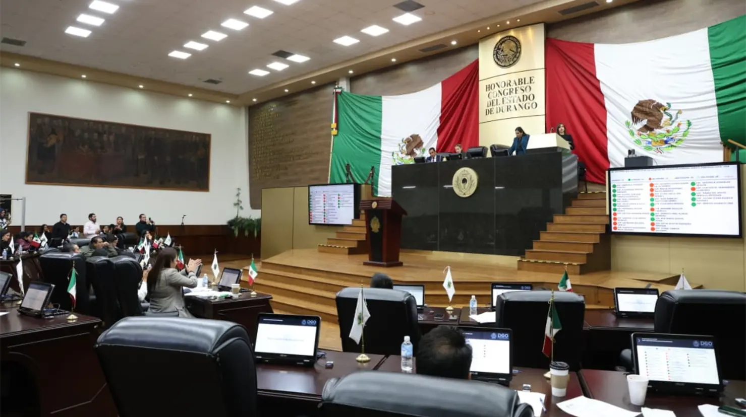 Por mayoría diputados de Durango aprueban el paquete económico para el 2026. Foto: Cortesía.