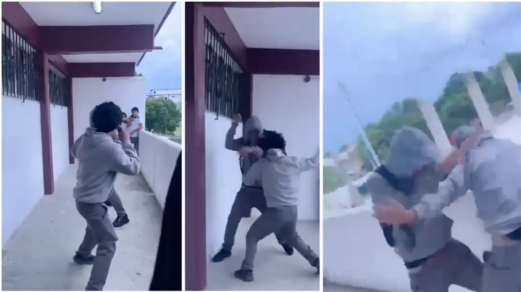 VIDEO | Estudiantes del CETis 109 de Ciudad Madero se dan de golpes dentro del plantel