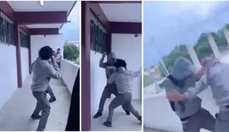 VIDEO | Estudiantes del CETis 109 de Ciudad Madero se dan de golpes dentro del plantel