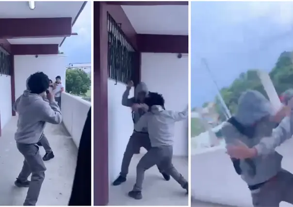 VIDEO | Estudiantes del CETis 109 de Ciudad Madero se dan de golpes dentro del plantel