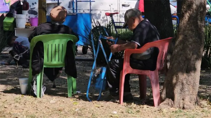 Personas en situación de calle en CDMX. Foto: Luis Antonio Alfaro 