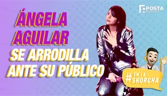 Ángela Aguilar se arrodilló frente a su audiencia para agradecer el apoyo recibido, un momento que rápidamente se viralizó en redes