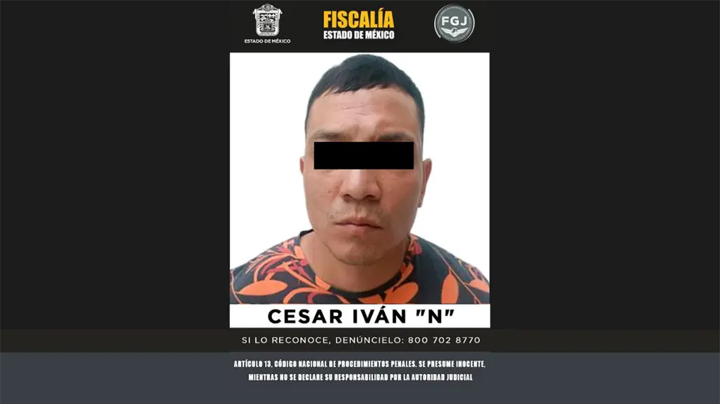 Vinculan a proceso a César Iván "N", acusado de homicidio en Ecatepec
