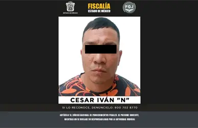 Vinculan a proceso a C&eacute;sar Iv&aacute;n "N", acusado de homicidio en Ecatepec
