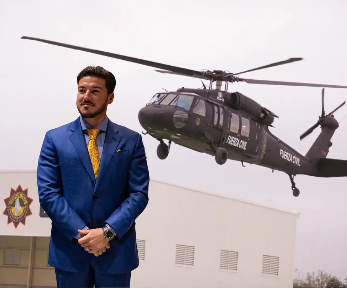 El mandatario informó que desde tempranas horas instruyó a su equipo para que dos aeronaves estatales fueran destinadas a la misión de transportar el corazón donado. Foto: Canva/Samuel García.