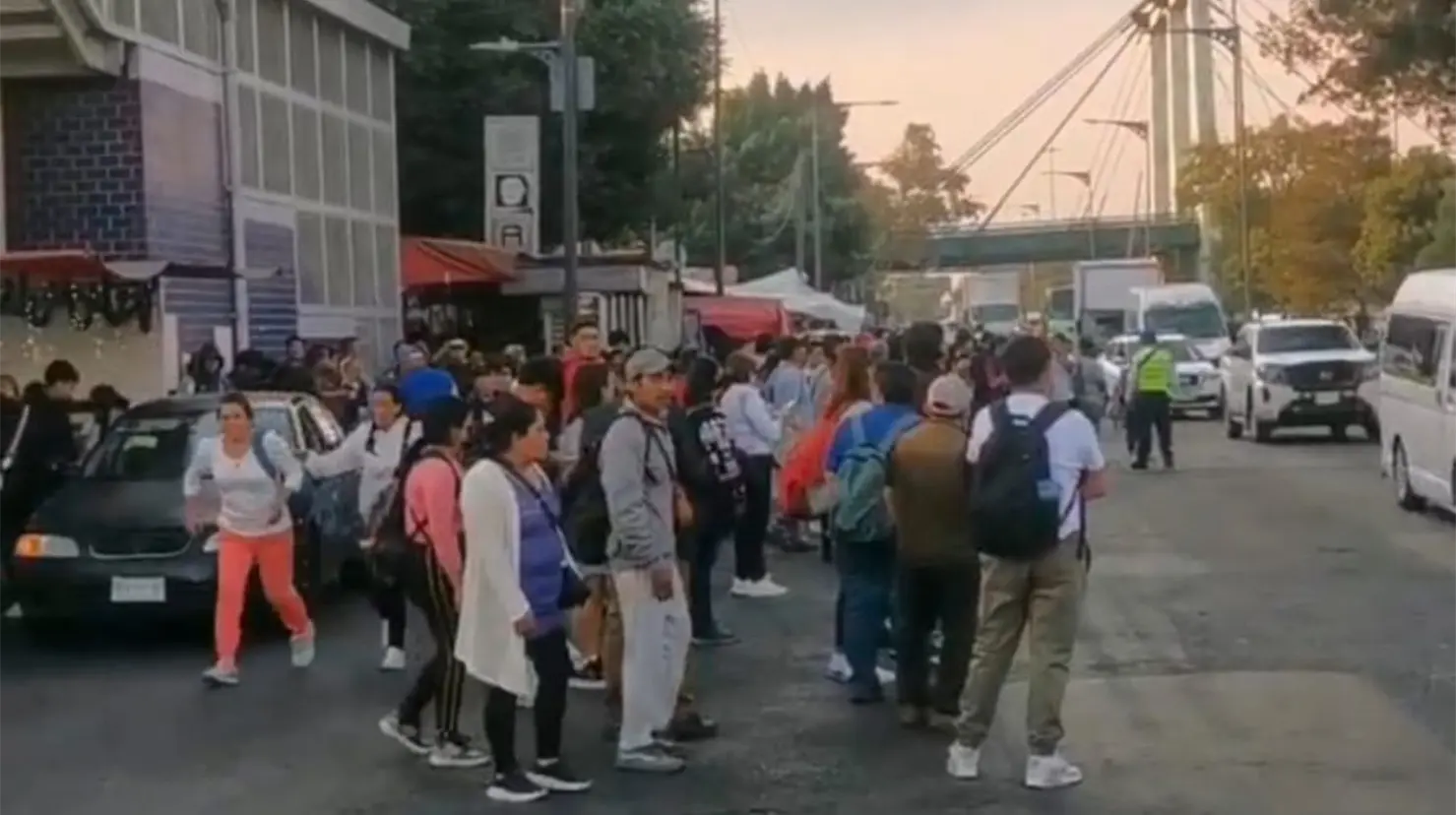 Suspensión de Línea A del Metro de CDMX. Foto: Luis Antonio Alfaro
