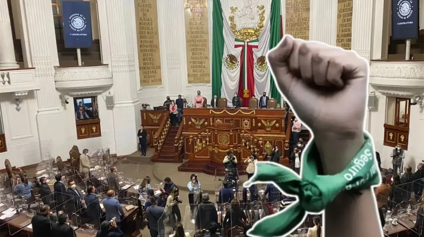 Reforma para sacar del código penal al aborto en CDMX. Foto: Paola Atziri Paz