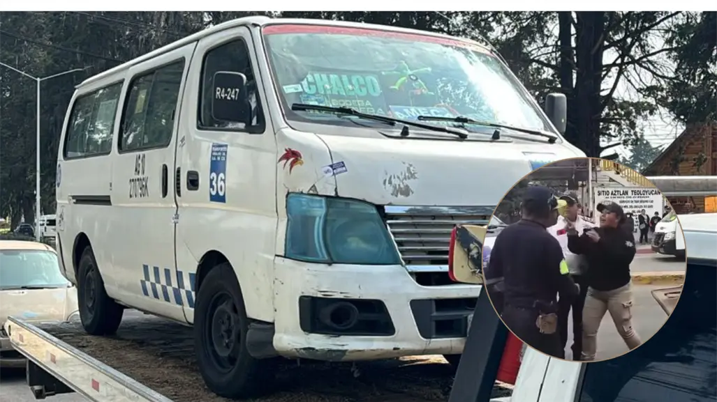 VIDEO | Mujer policía del Edomex le da una cachetada a chofer tras recibir insultos