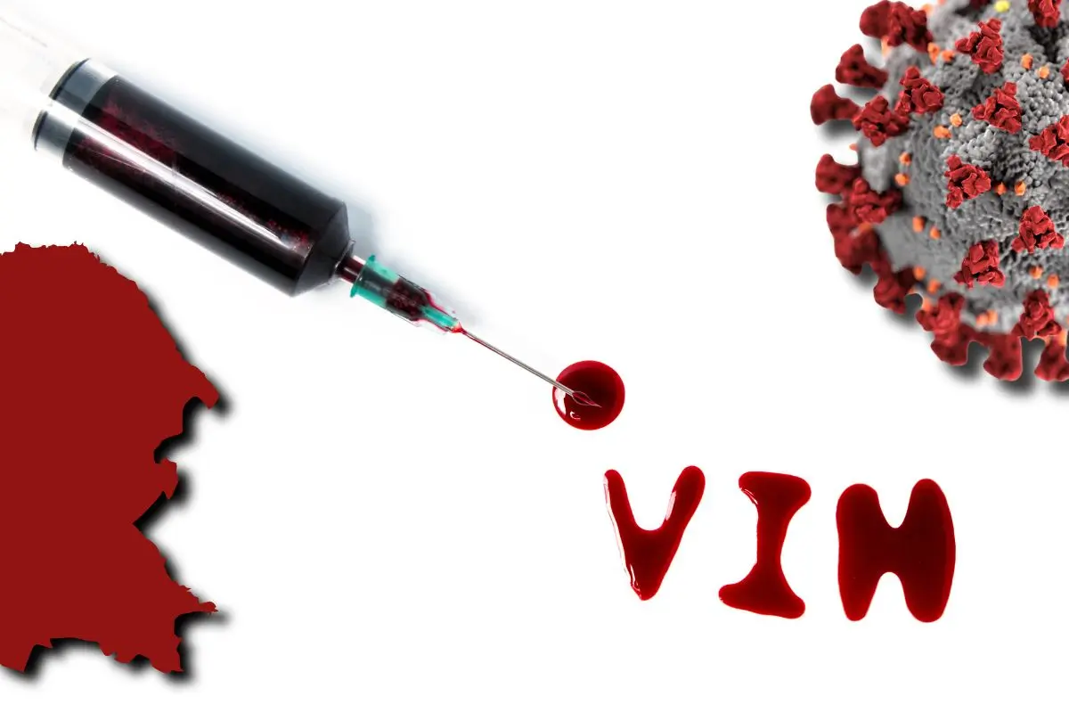 Jeringa con VIH representa alza de casos en Coahuila / Foto: Composición de Canva