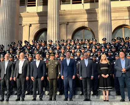 Saltillo refuerza seguridad con la graduación de 100 nuevos cadetes