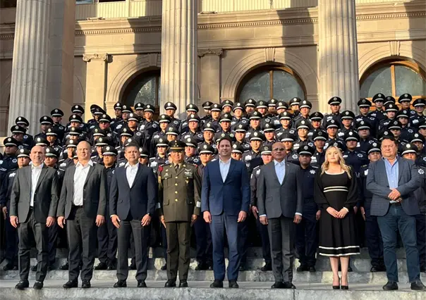 Saltillo refuerza seguridad con la graduación de 100 nuevos cadetes