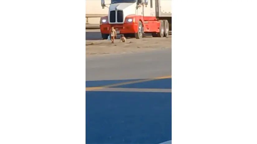 imagen recuadro Alerta en carretera, reportan 2 niños solos jugando en el Kilómetro 1. FOTO | FM Noticias