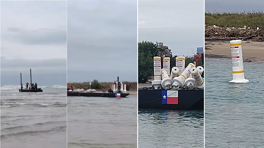 Playa Bagdad: EU pasa de letreros a boyas en el río Bravo