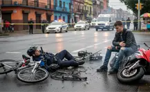 Motociclista arrolla a policía de CDMX y es arrestado en la Benito Juárez Motociclista arrolla a policía de CDMX y es arrestado en la Benito Juárez