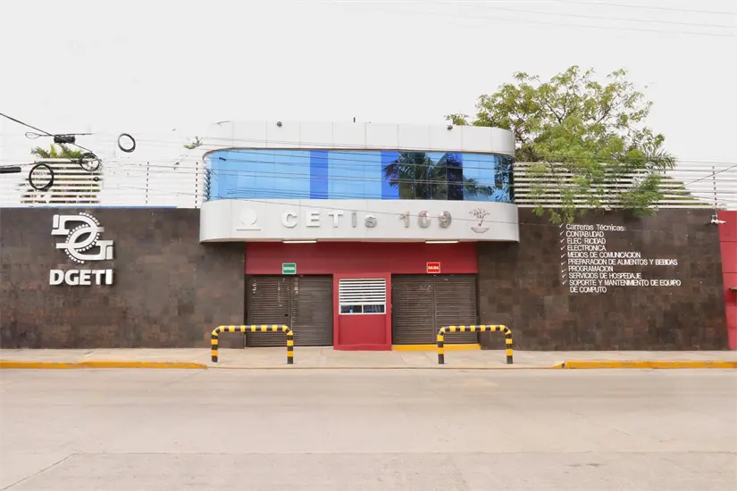 imagen recuadro Plantel CETis 109 de Ciudad Madero. FOTO | Facebook CETis 109 TV