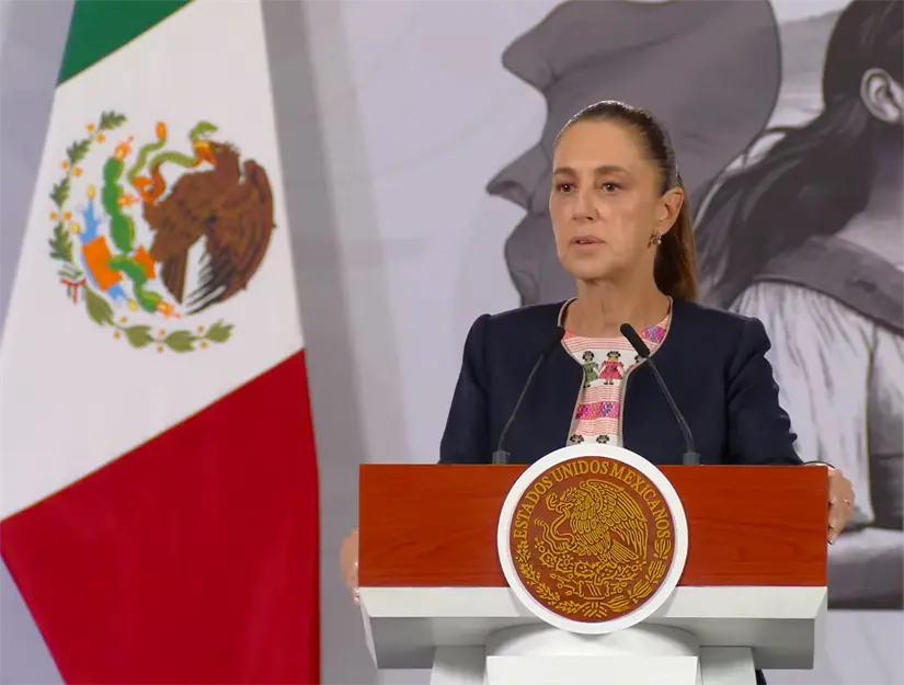 Claudia Sheinbaum en conferencia de prensa del 4 de diciembre. Captura de pantalla: YouTube (Claudia Sheinbaum)