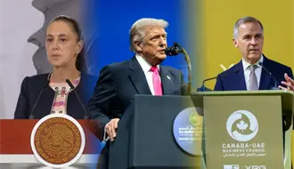 Claudia Sheinbaum confirma reunión con Donald Trump y Mark Carney previo al sorteo del Mundial