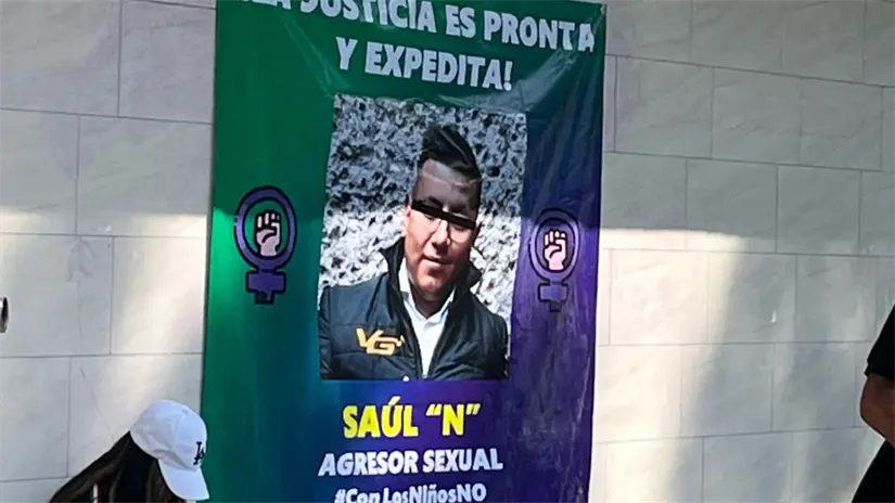 Foto del presunto agresor de víctima por la que protesta el Colectivo Minerva. Foto: Luis Antonio Alfaro 