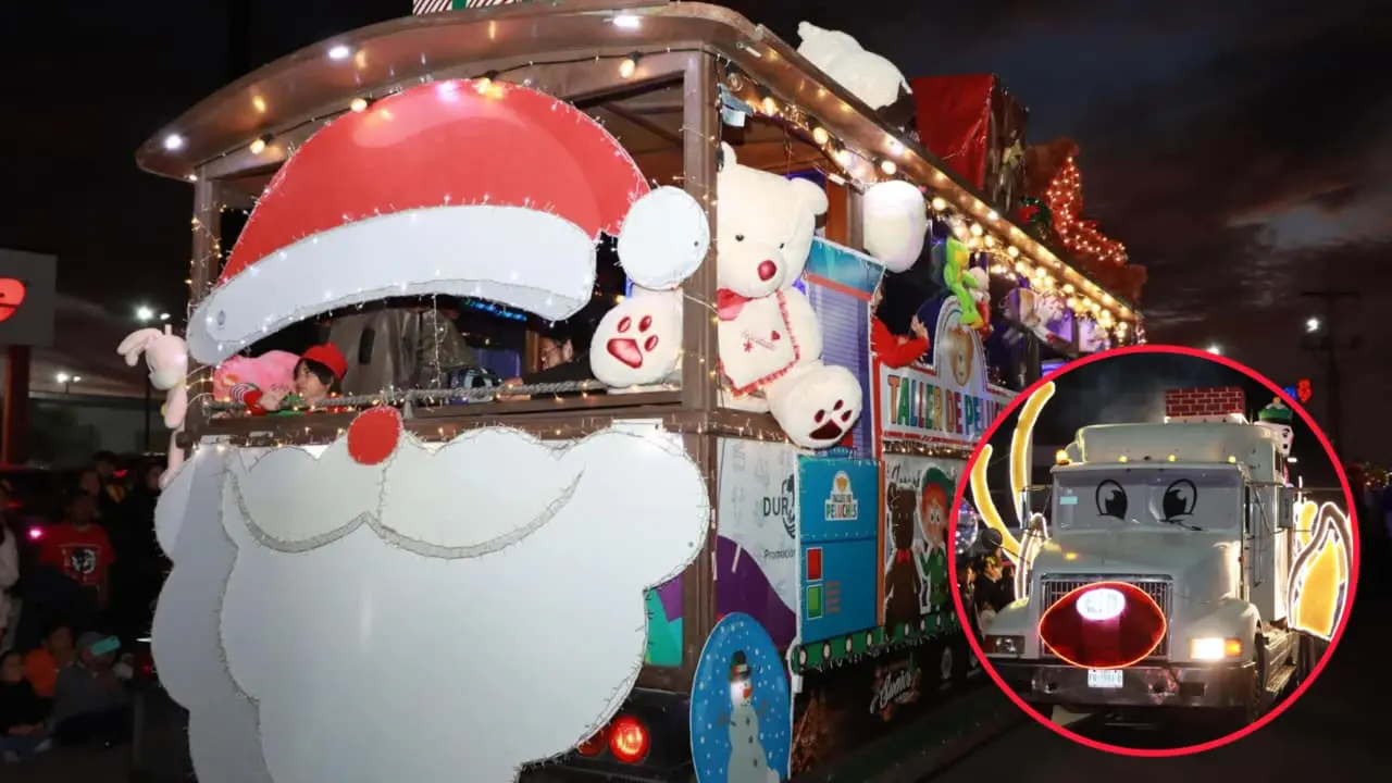 Esta es la fecha se realizará el desfile navideño 2025, uno de los más esperados en el año en Durango.  | Foto: Facebook/ Dirección Municipal de Fomento Económico y Turismo de Durango