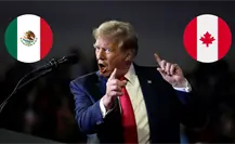 Donald Trump evalúa dividir el T-MEC y negociar por separado con México y Canadá