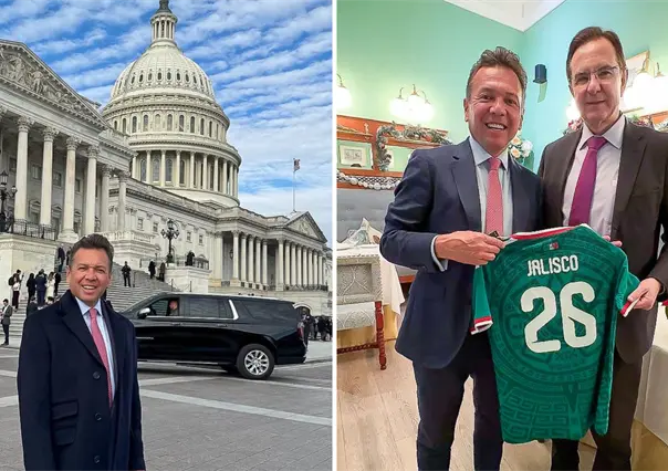 Pablo Lemus refuerza presencia de Jalisco en EU con gira diplomática en Washington rumbo al Mundial 2026