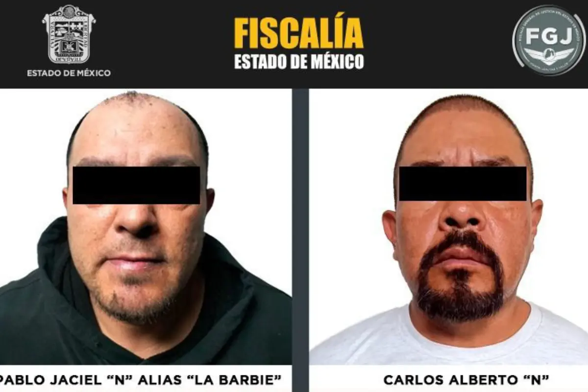 Prestaban dinero y luego secuestraban: el brutal modus operandi de La Barbie en Edomex. Foto: X @FiscaliaEdomex
