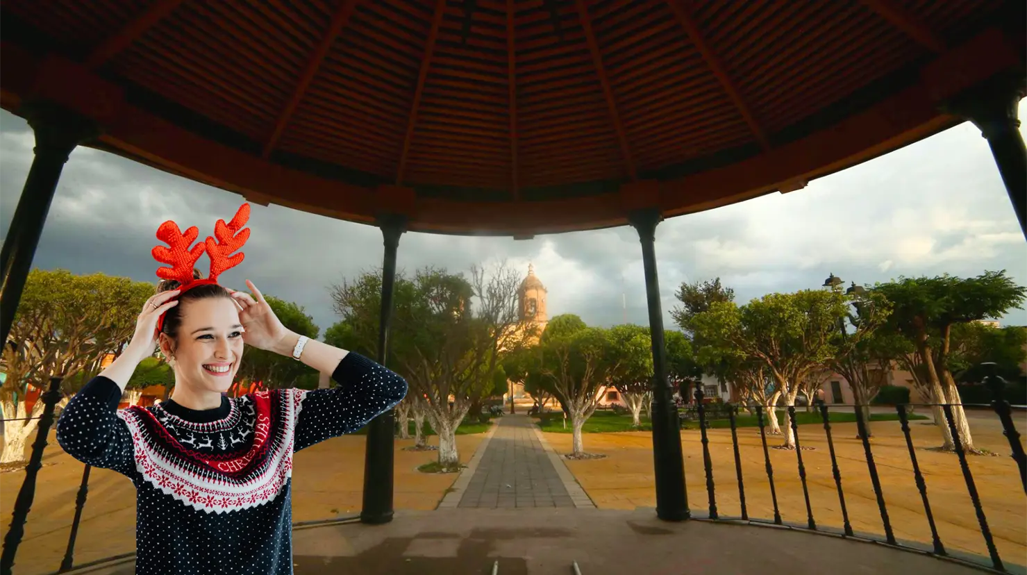 En el Pueblo Mágico de Nombre de Dios se pueden realizar actividades recreativas esta temporada navideña. Foto: Turismo Durango.