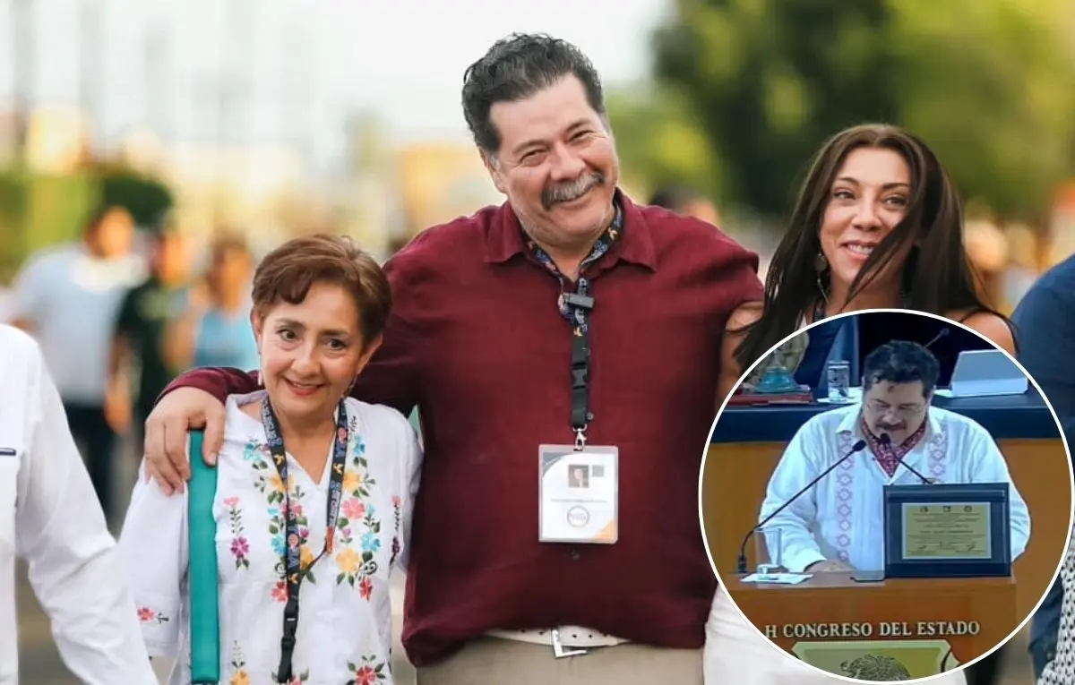 El Congreso estatal reconoció al actor sudcaliforniano por su participación en más de 40 películas, 30 telenovelas y su labor en proyectos comunitarios. Foto: Enoc Leaño