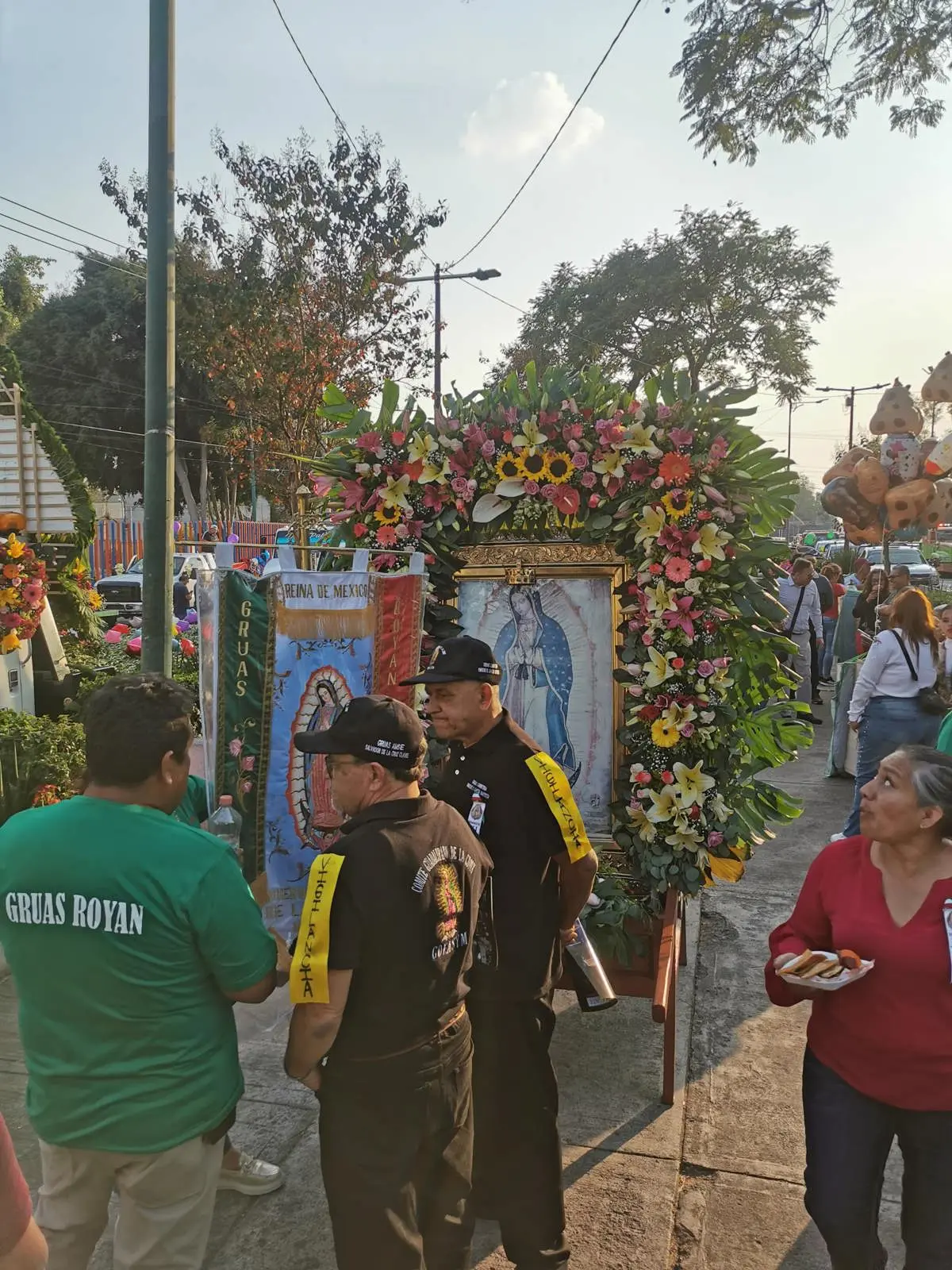 Así luce la calzada de Guadalupe ante la llegada de la peregrinación anual de grúas. Foto: Luis Antonio Alfaro