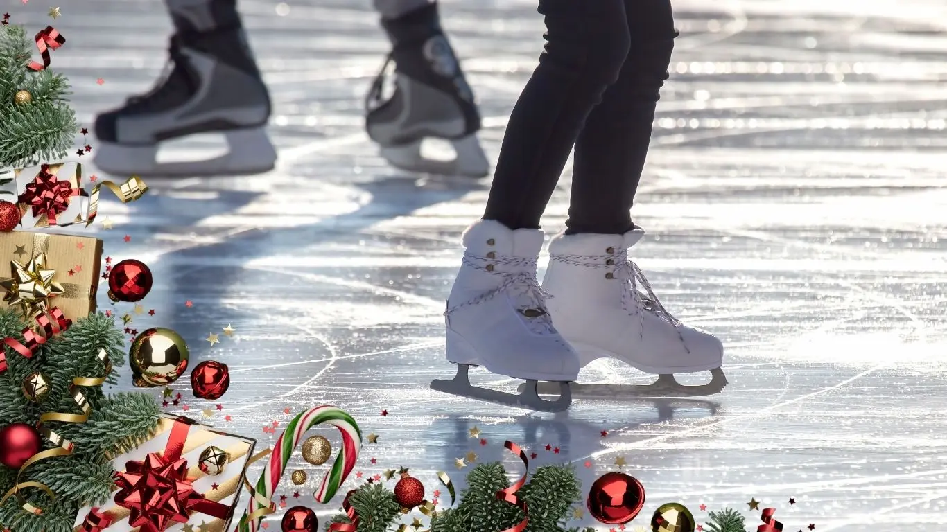 Con esta pista de hielo en Paseo de Montejo promete ser una atracción para los yucatecos. Foto: CANVA