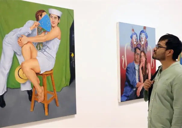 La Estudiante de Praga, exposición del pintor yucateco Manuel Mathar, es inaugurada en el Teatro Peón Contreras