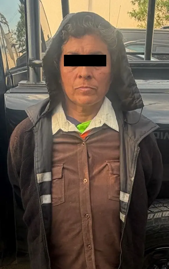 imagen recuadro La mujer ya detenida por elementos de la policía de Monterrey Foto: Gobierno de Monterrey