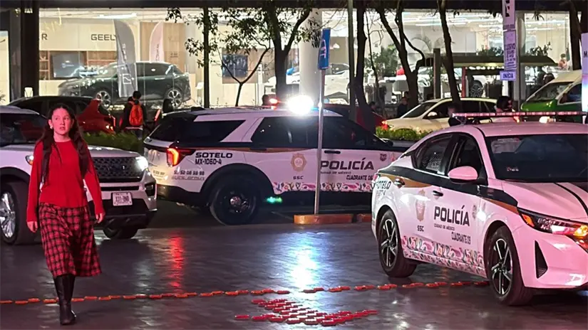 Se registró accidente con arma de fuego en Polanco. Foto: SSC CDMX