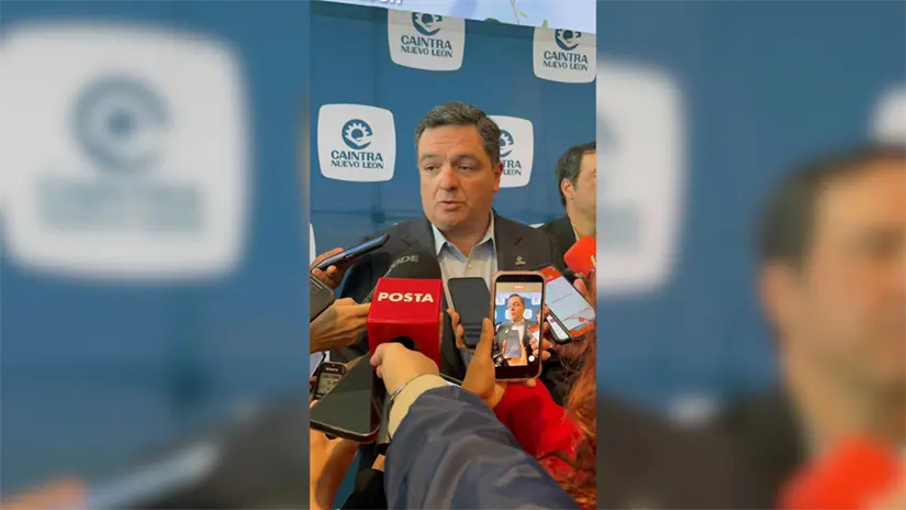 Jorge Humberto Santos, presidente de la CAINTRA Nuevo León