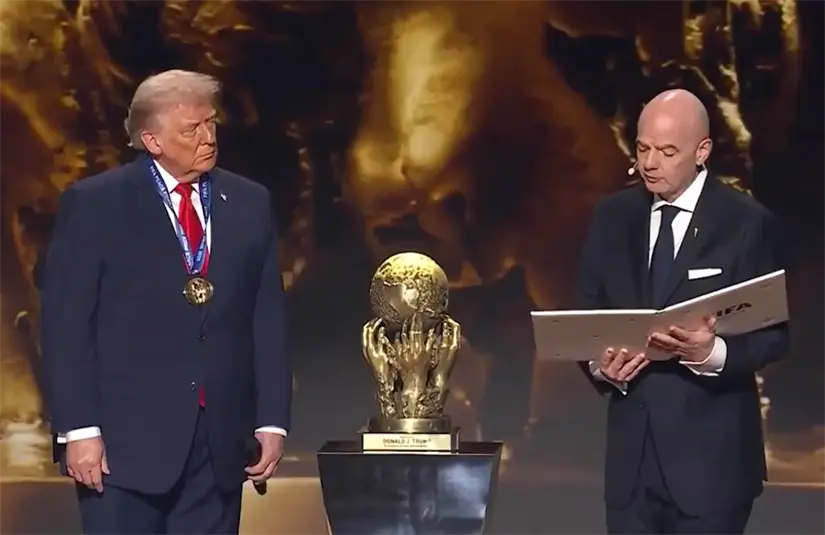 Durante la ceremonia, Trump agradeció públicamente a México y Canadá. Foto: X (@WhiteHouse)