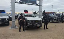 FOTOS | Policías de Durango reciben patrullas blindadas por primera vez en su historia y así lucen